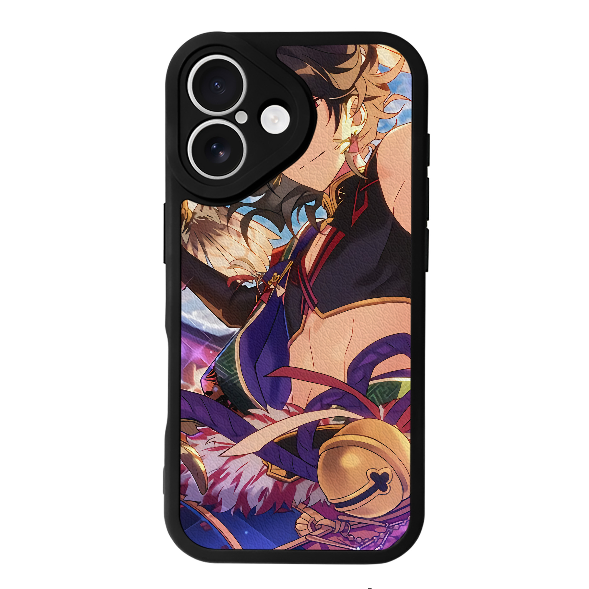 （画像用） 刀剣乱舞 Touken Ranbu 【iPhone 16シリーズ対応】シリコンスマホケース（レザー調） 材質：シリコン